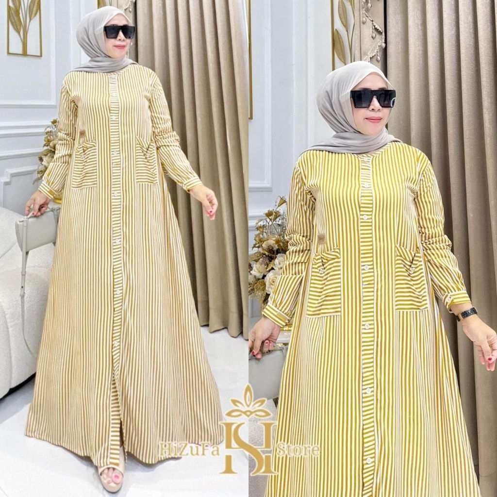 QUEENA SERIES MODEL HIKMAT BUSUI Gamis Katun Rayon