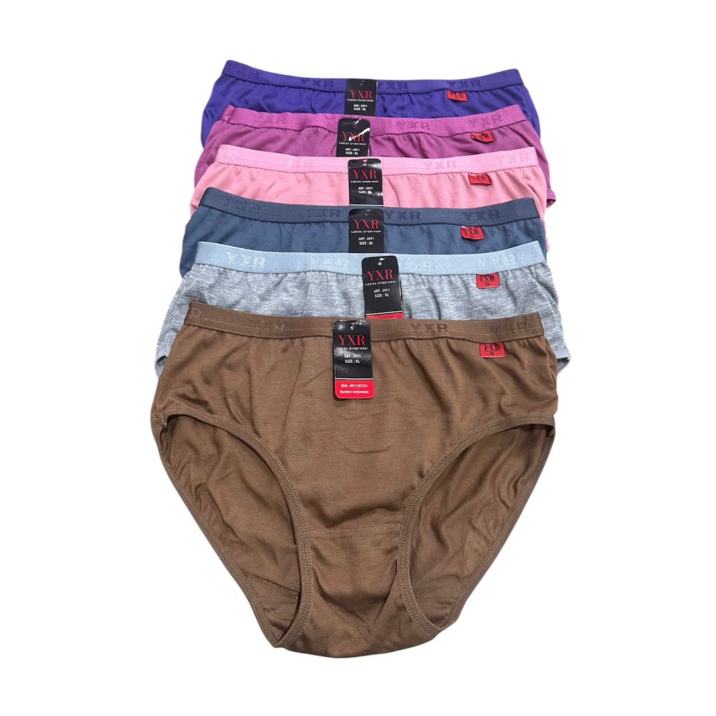 ISI 6 & 12 PCS CELANA DALAM WANITA YI XIN REN 2971