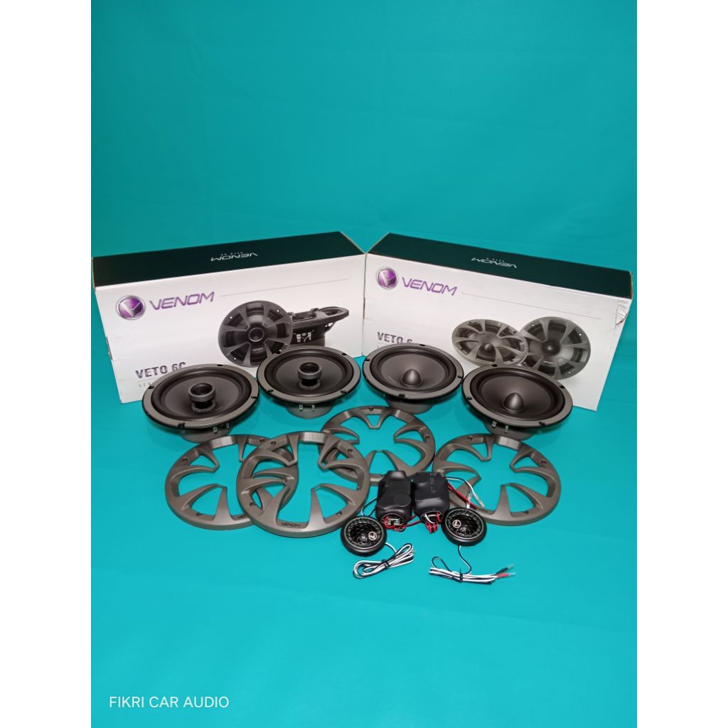 Speaker Split Venom ELLEMENTO VETO 6 & Speaker Coaksial Venom VETO 6C VENOM ELLEMENTO 2way 6'5 inch 