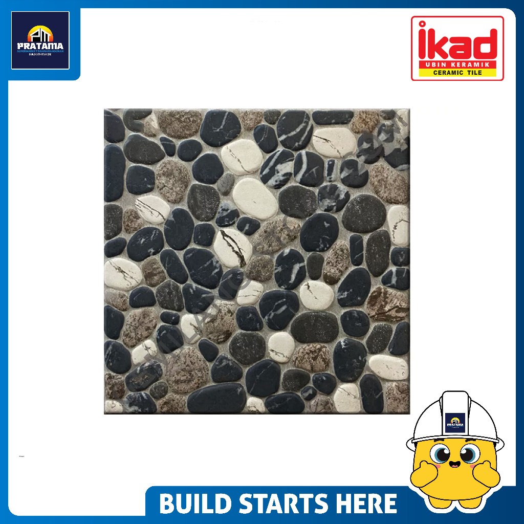 IKAD - KERAMIK IKAD 40 x 40 ASTRO BLACK KW1