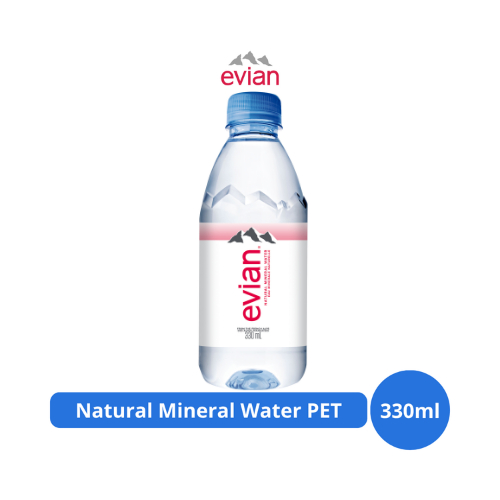

EVIAN Natural Mineral Water PET 330ml