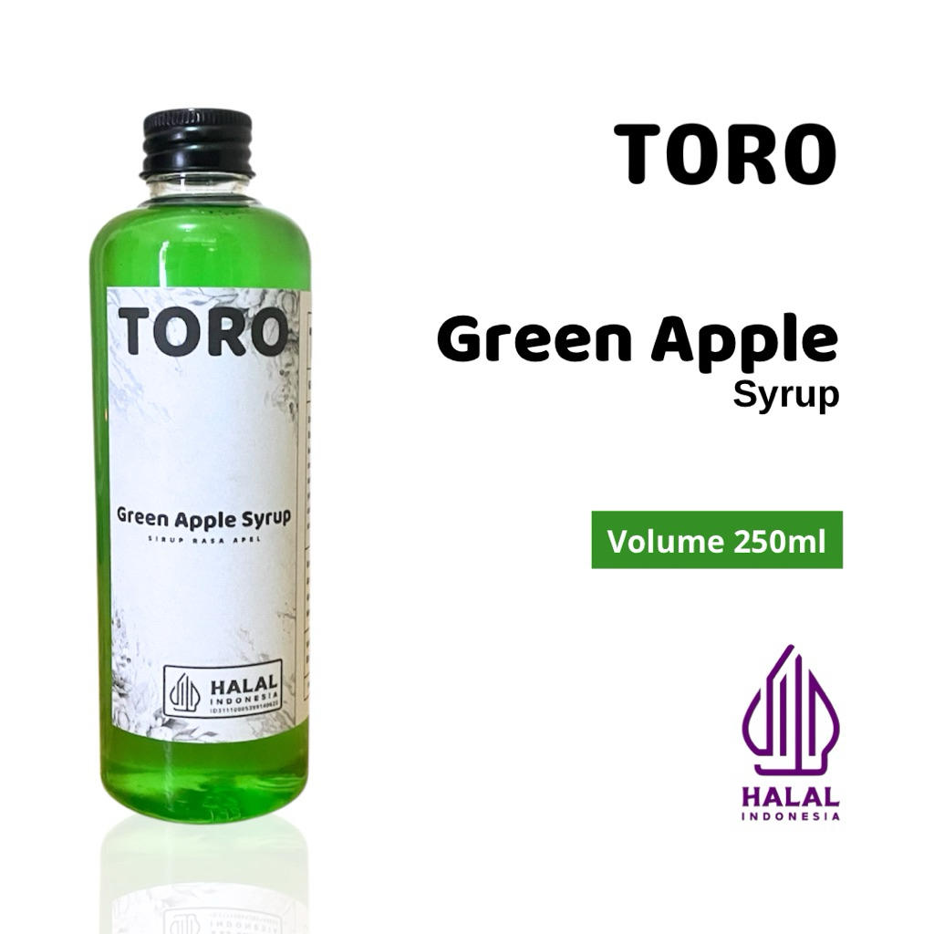 

Green Apple Syrup 250ml | Sirup Rasa Apel 250ml