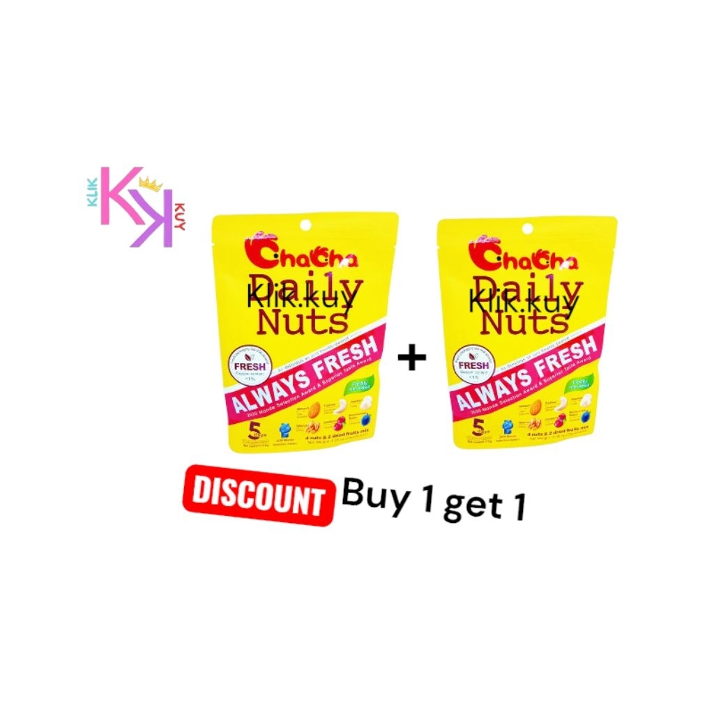 

CHA CHA DAILY NUTS (BUY 1 GET 1)