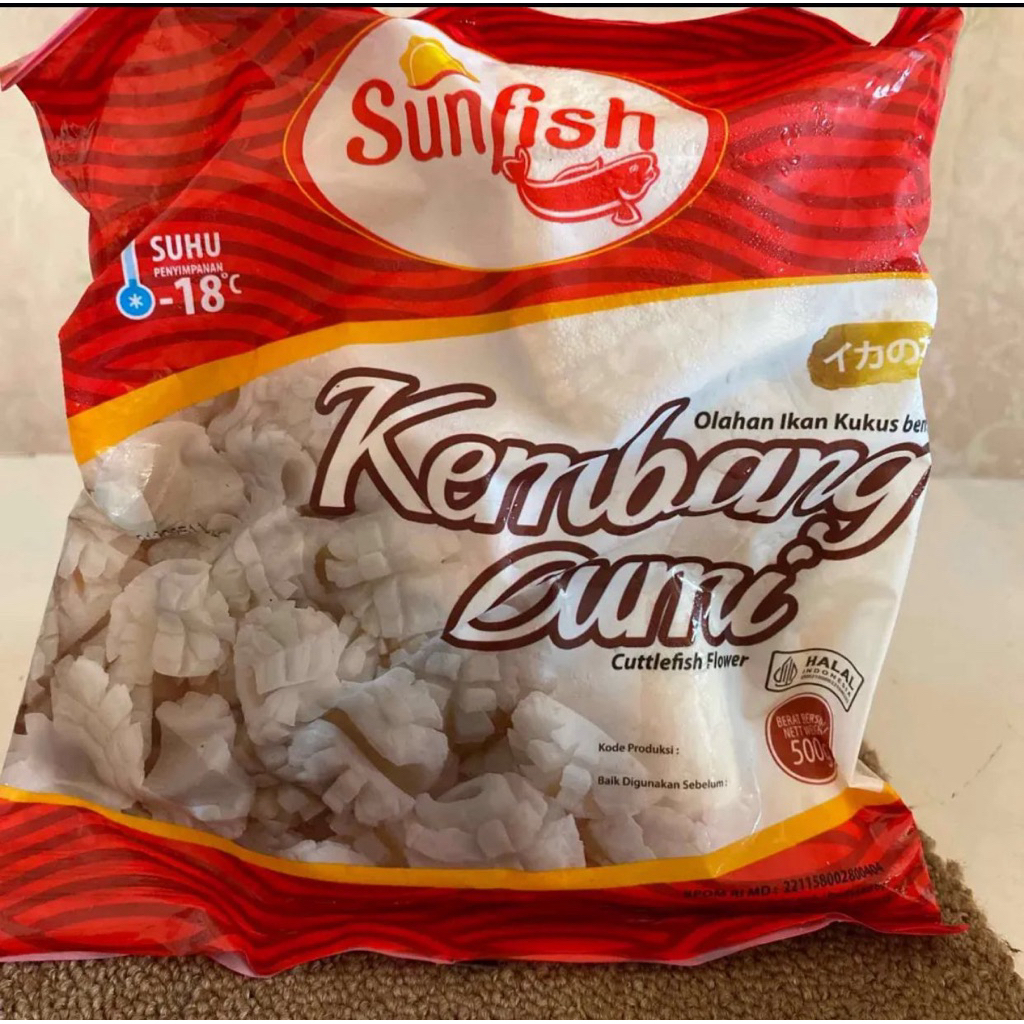 

Sunfish Kembang cumi 500gr