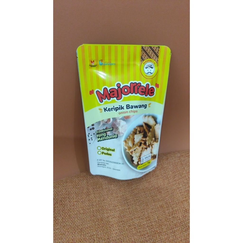 

Majorrele keripik bawang onion chips