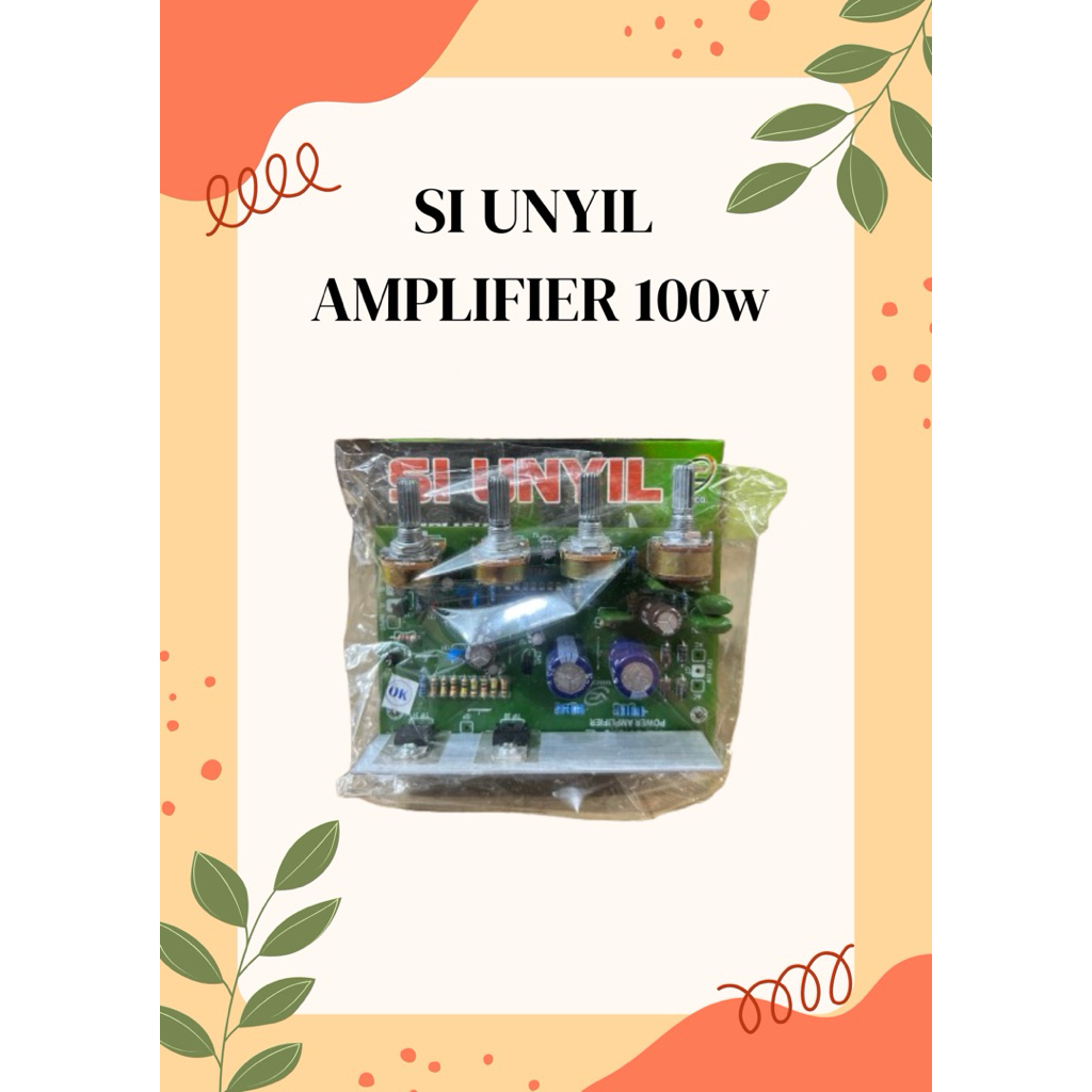 SI UNYIL AMPLIFIER 100W Vacco -  UNYIL B10321