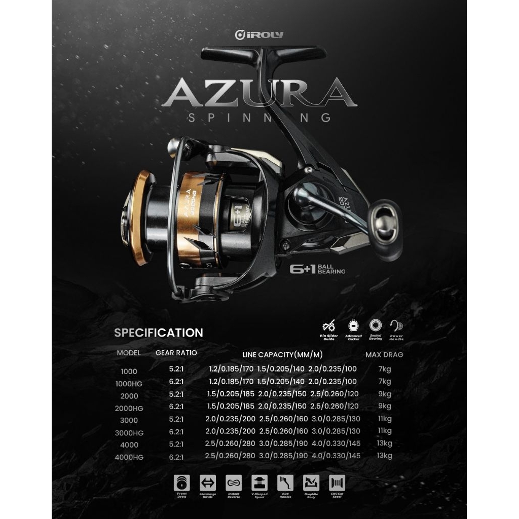REEL IROLY AZURA 2000