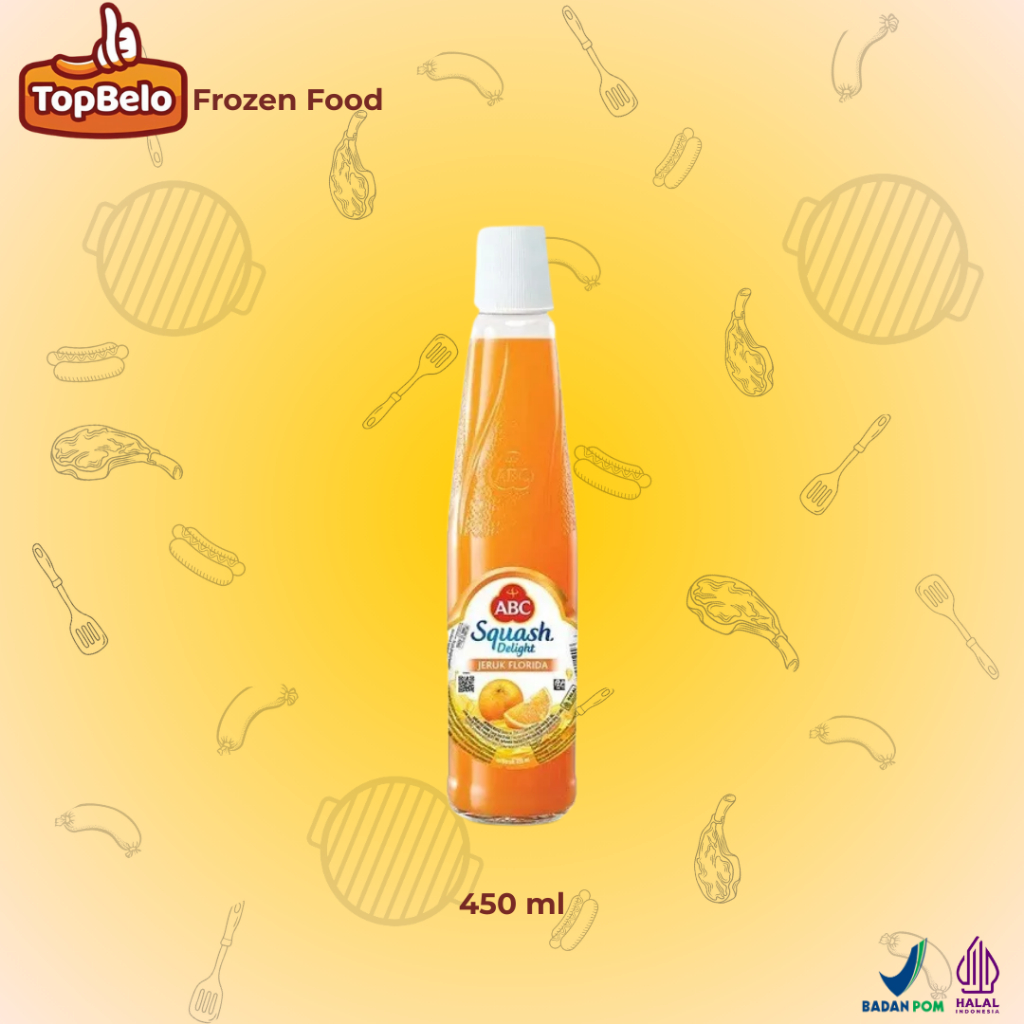 

SIRUP ABC Squash Orange 450ml BOTOL - Fresh and Tasty Drink Mix