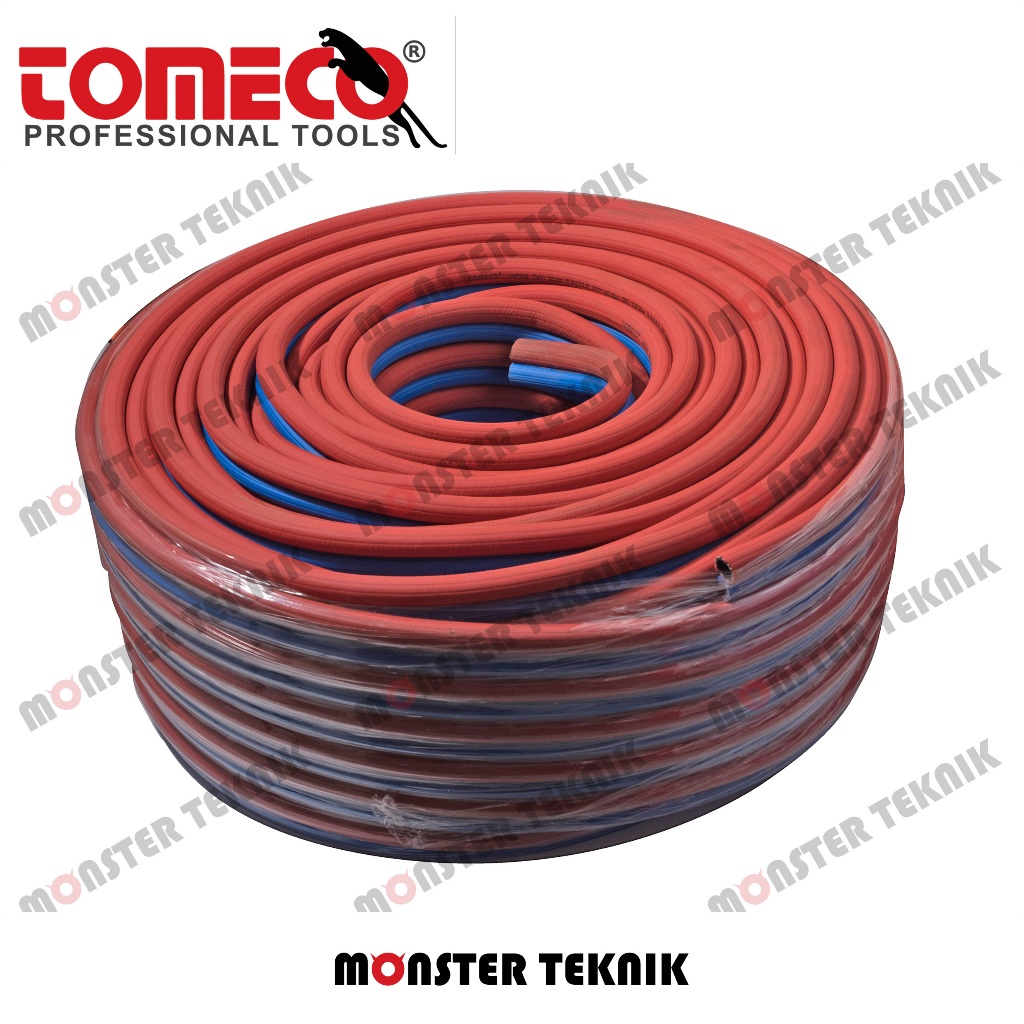 Selang Las Double Blander Plastik dan Karet Tomeco Twin Line Hose 100m