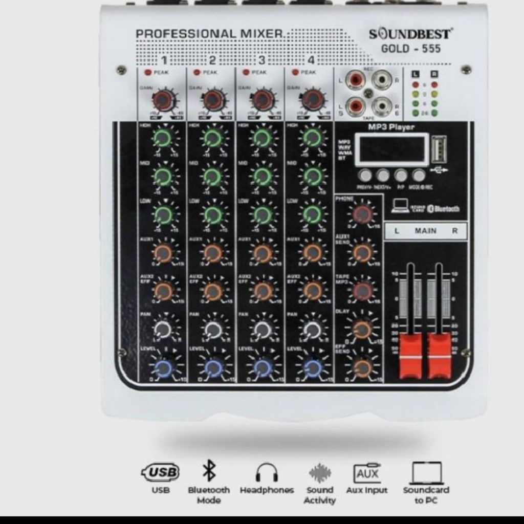 Mixer Soundbest Gold 555 original 4channel