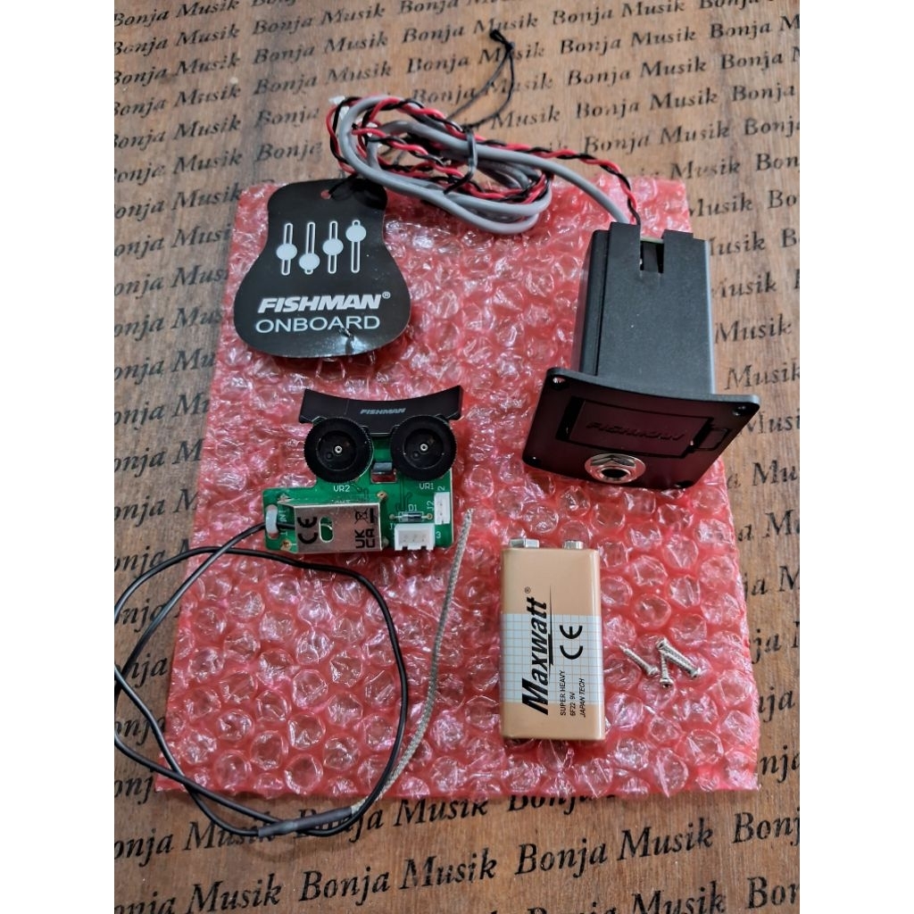 Original Fishman Sonitone Omboard Preamp Gitar akustik fishman Sonitone