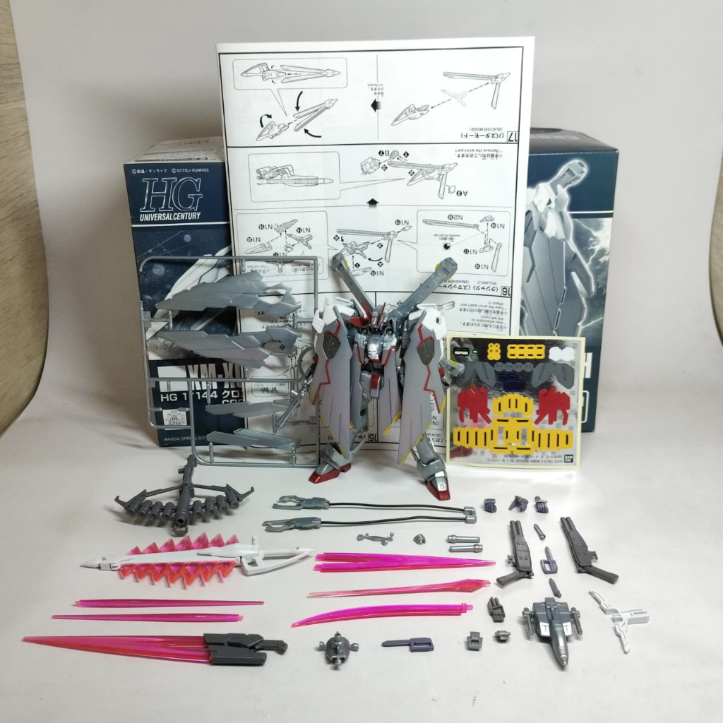 Premium Bandai HGUC Crossbone X-0 Full Cloth / Gundam HG 1/144 X 0 2nd Sudah Rakit H020