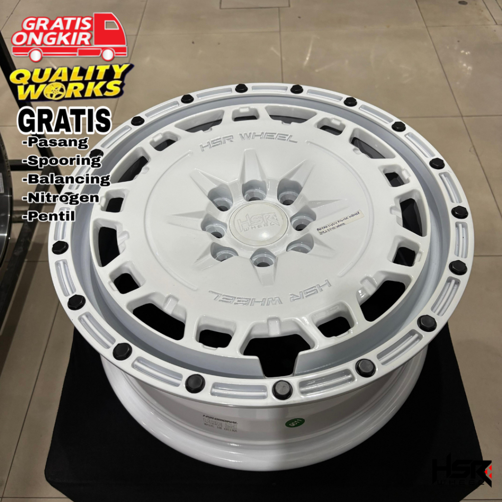 Velg Mobil Confero Binguo Ring 16 Lebar 6,5 Et40 Velg Racing HSR Wheel Arfak