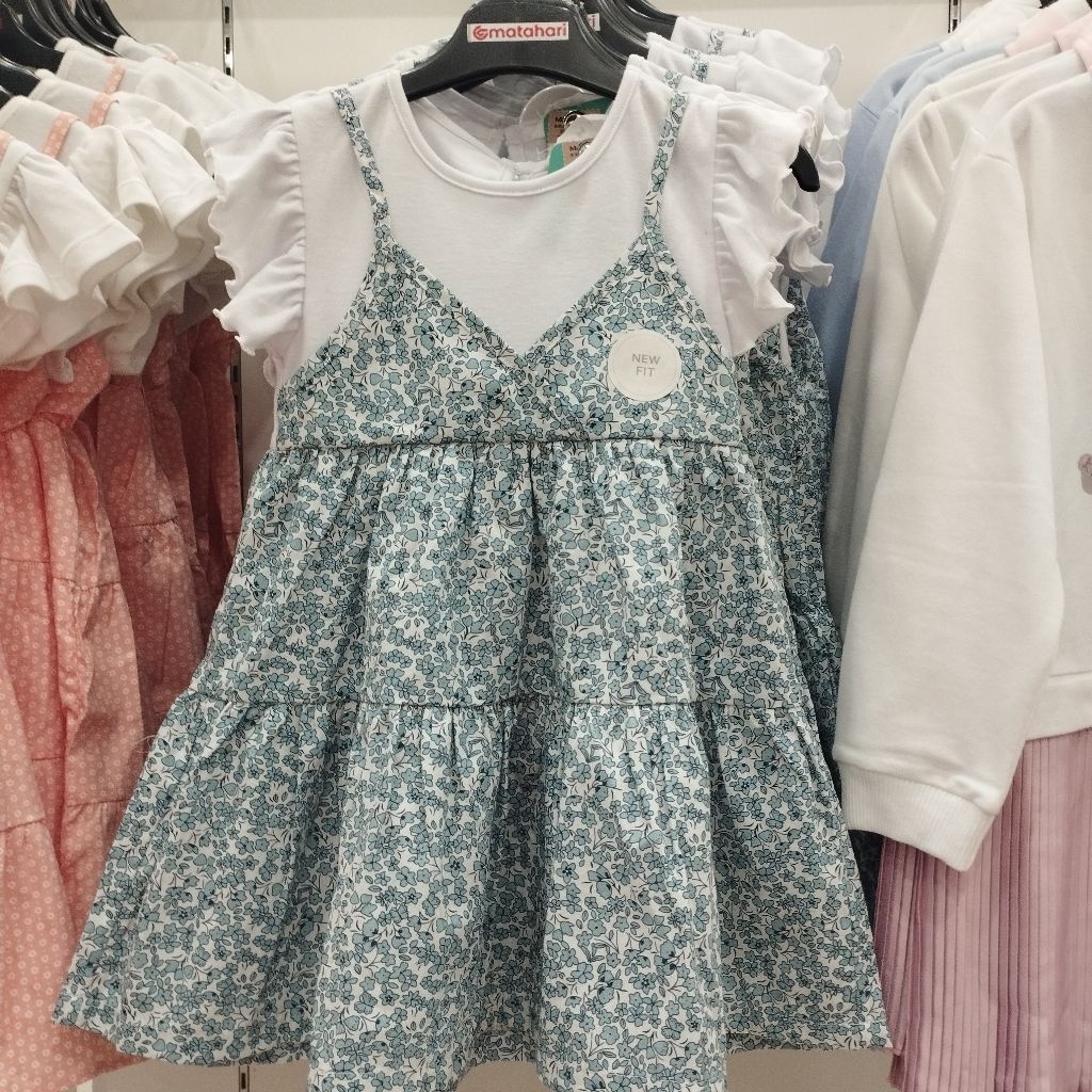 Little M - Dress overall anak perempuan