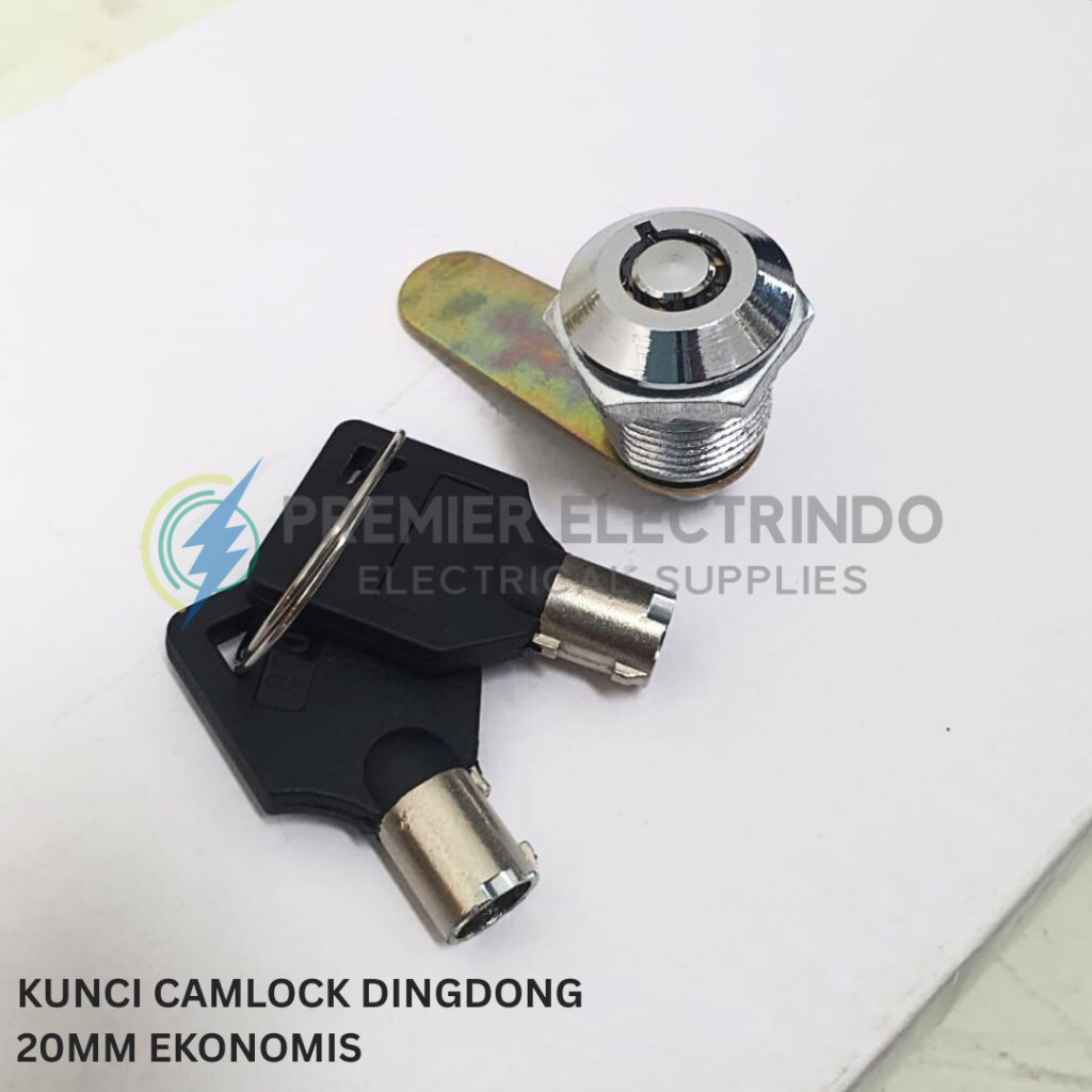 Kunci Camlock DINGDONG 20mm Knock Down - Kunci Box Panel Brankas Cabinet
