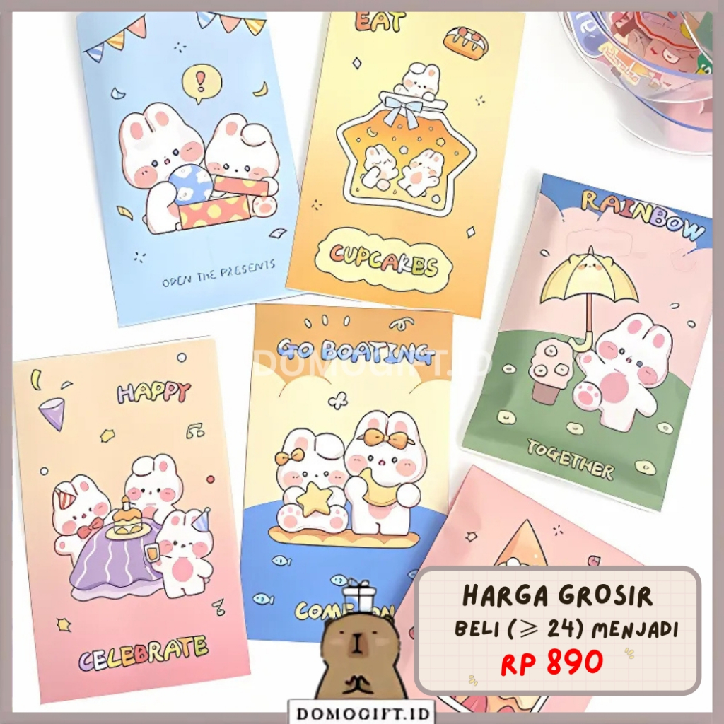 

Amplop Packing Lucu Kertas Aesthetic Model Cartoon Paperbag ST04