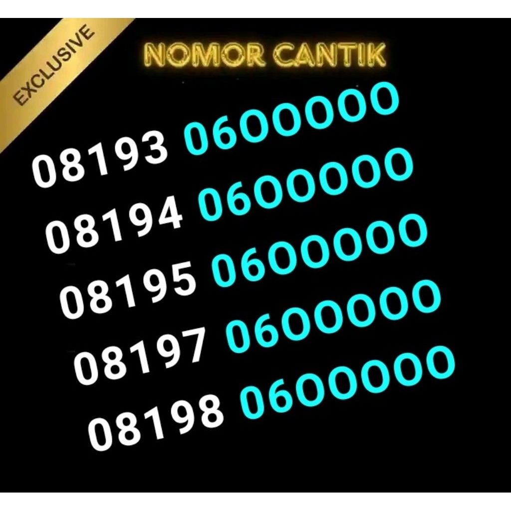 XL NOMER CANTIK PILIHAN KWARTED OOOO