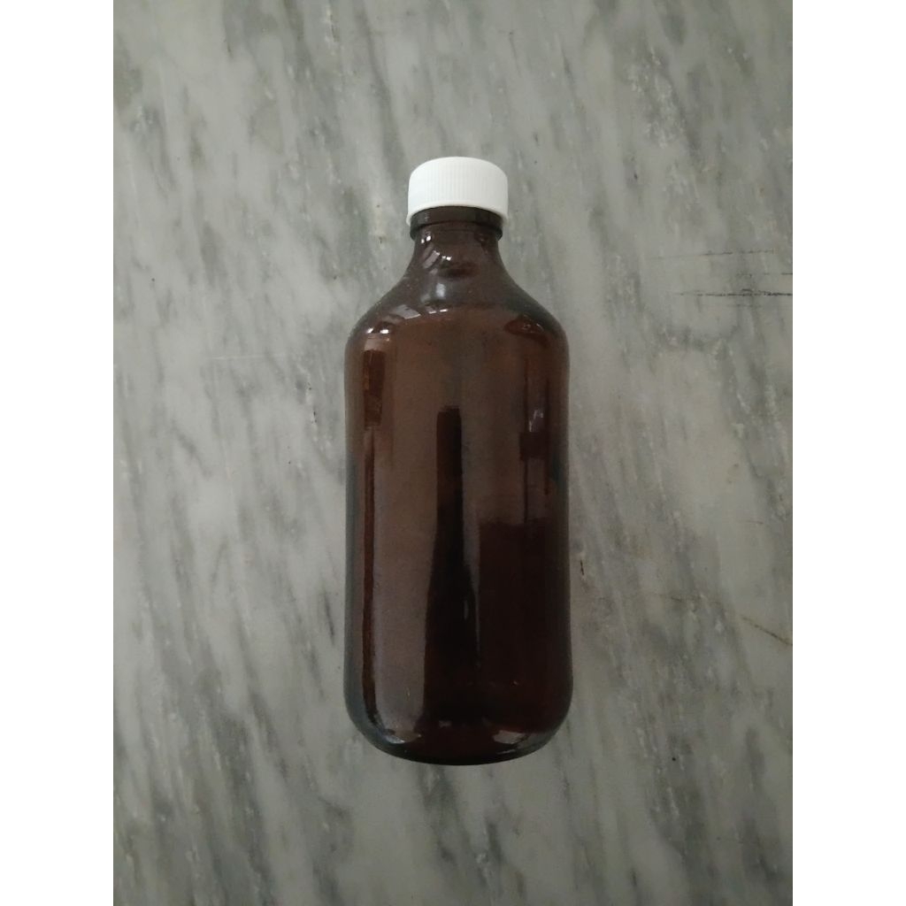 Botol kaca warna coklat 250 ml