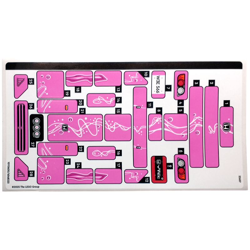 Lego Sticker Part 77241stk01 Sticker Sheet for Set 77241 - (10113630/6548223)