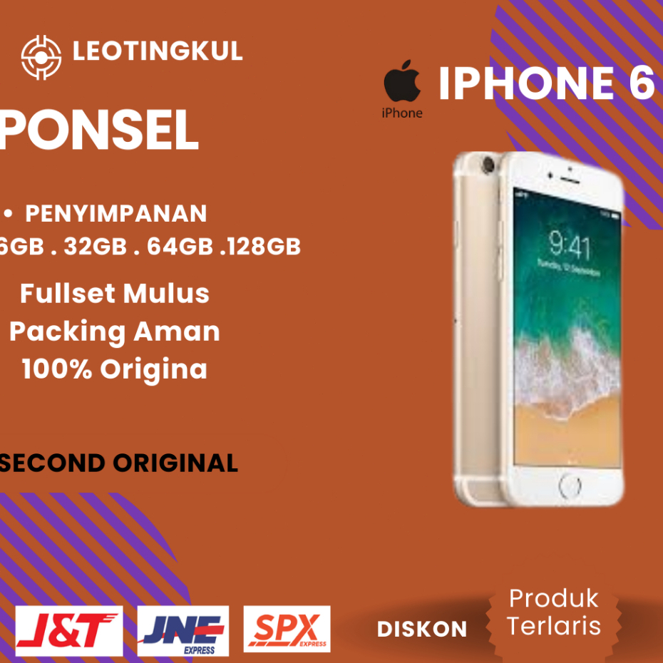 hp iphone 6 dengan harga terjaungkau ,mulus original iphone 6 secoud /bekas barang berkualitas