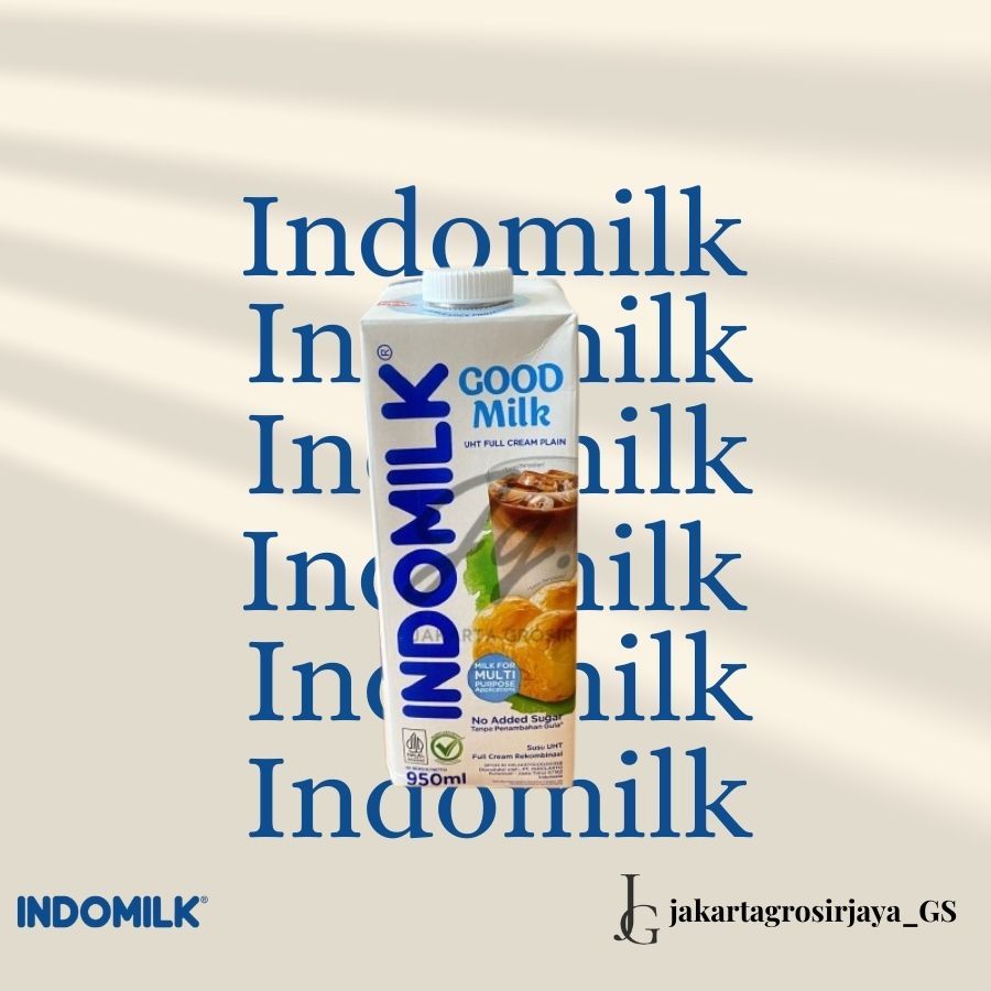 Susu Indomilk Pasteurisasi Freshmilk 1 Liter - 1 karton Isi 12 Liter