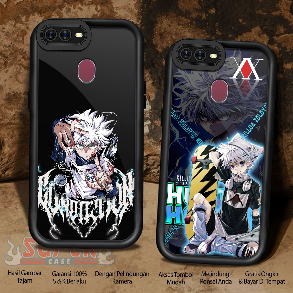 Case Premium Compatible For OPPO F9 F9 PRO REALME 2 PRO AX7 Motif [ KILLUA ] Casing Softcase glossy 