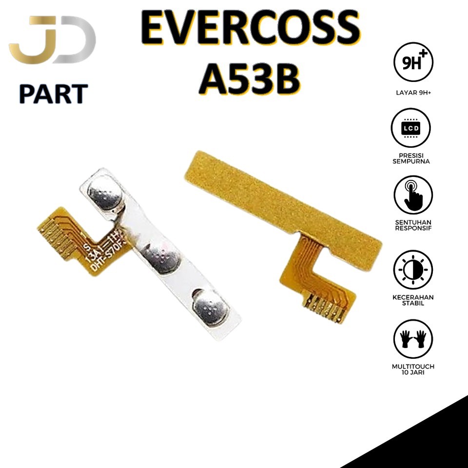 FLEXIBEL ON / OFF + VOLUME EVERCOSS A53B ORIGINAL