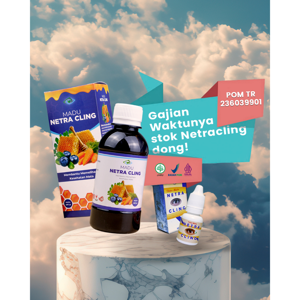 Madu Mata Netra Cling Tetes ampuh atasi mata minus silinder dan katarak