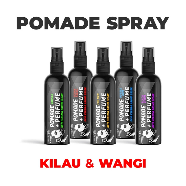 Pomade Cair / Pomade Parfum Rambut / Pomade Semprot / Minyak Rambut / Pomade Spray