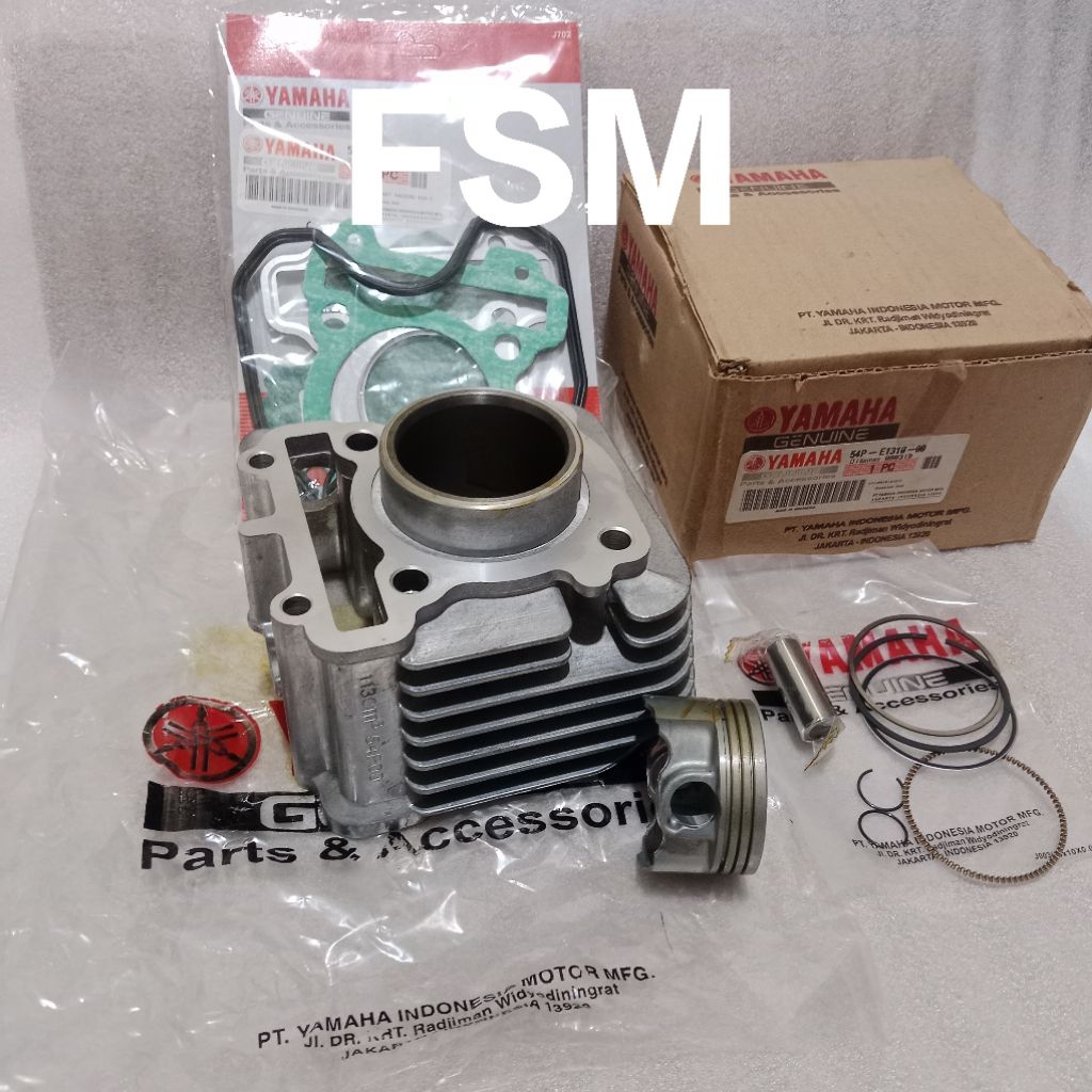 BLOK SEHER CYLINDER KOMPLIT YAMAHA 54P MIO J, X RIDE 115, MIO GT 115 INJEKSI,FINO FI INJEKSI 115
