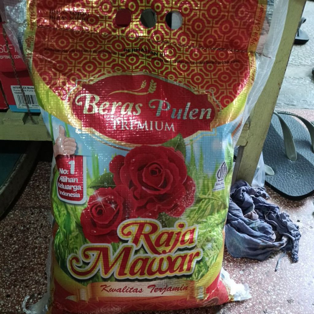 BERAS RAJA MAWAR 5Kg/beras premium 5kg