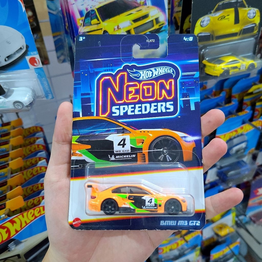 Hot Wheels - Bmw M3 GTR Neon Speeders - Hotwheels Original Mattel