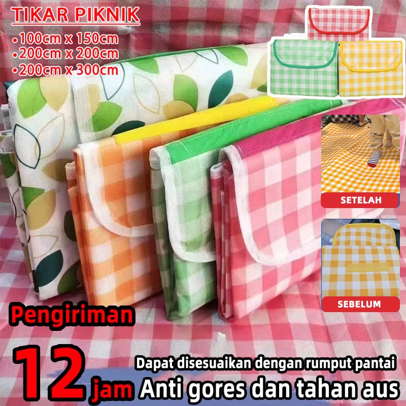 【mahal】tikar kain piknik tikar piknik jumbo tiker lipat piknik waterproof tikar piknik anti air tike