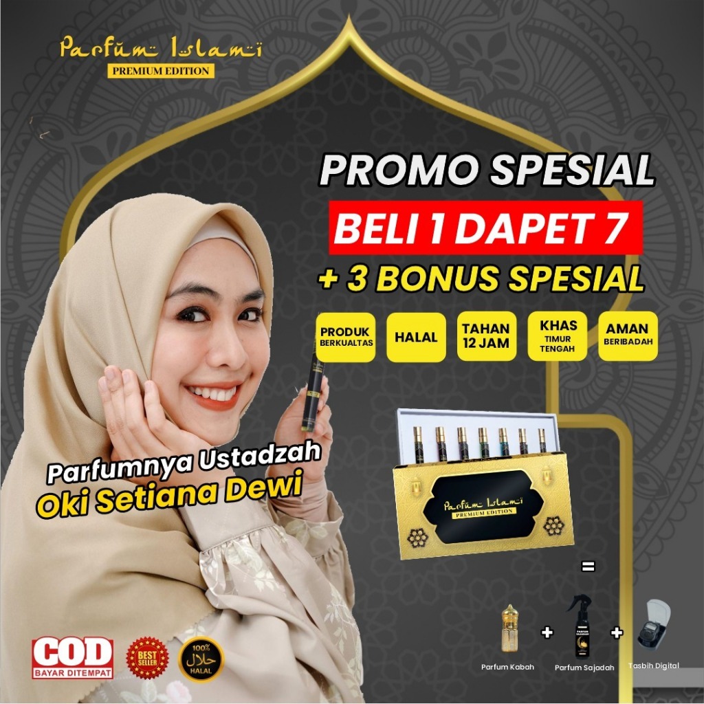 PARFUM ISLAMI PREMIUM EDITION  1 PAKET - Parfum Premium (BestSeller)