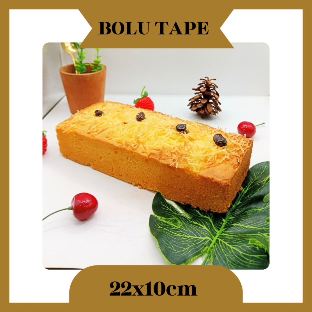 

Kue Bolu Tape Panggang Spesial Susu Keju Kismis Cheese Cake Tape