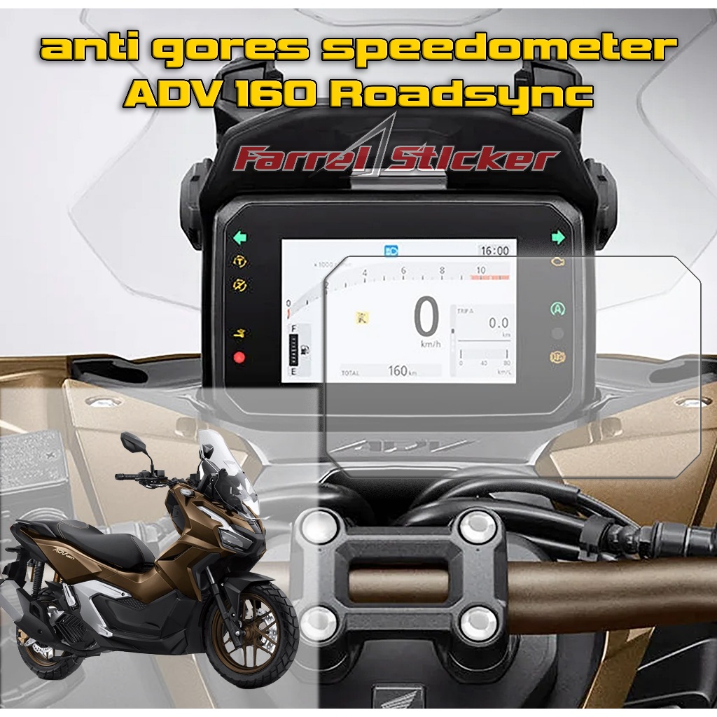 Farrel Sticker Anti Gores Maxdecal speedometer Honda ADV 160 Roadsync Sticker Pelindung Spido meter