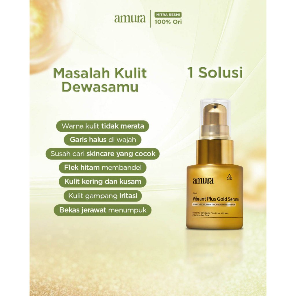 Amura Gold Serum - Hilangkan Melasma & Flek Hitam