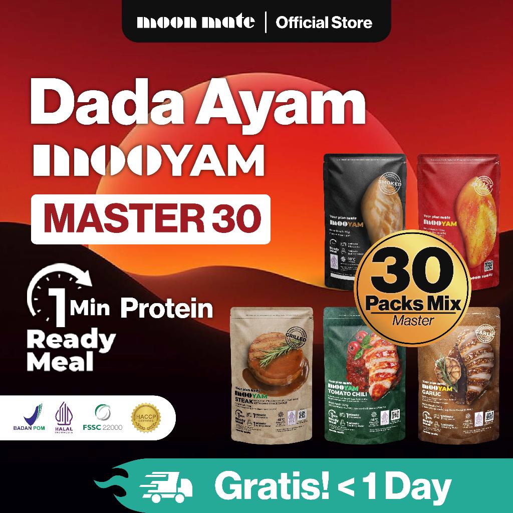 

[Moonmate Official] Dada Ayam MOOYAM Mix Master Protein 30 packs Ready to eat 0sugar