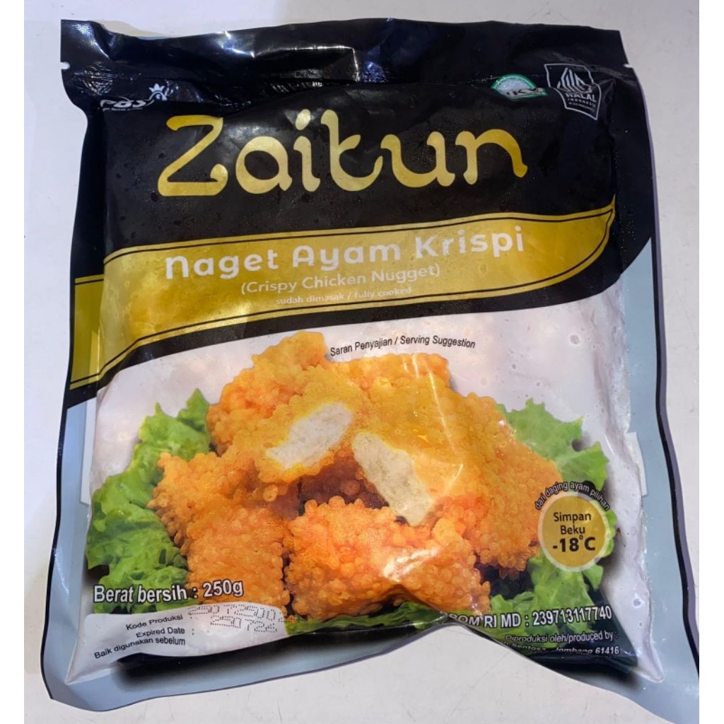 

Zaitun Crispy Nugget 250 gr