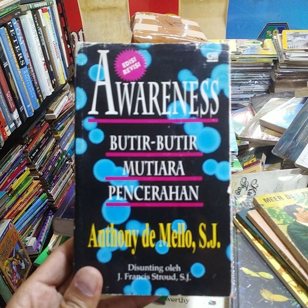 buku awareness butir-butir mutiara pencerahan by Anthony de mello original