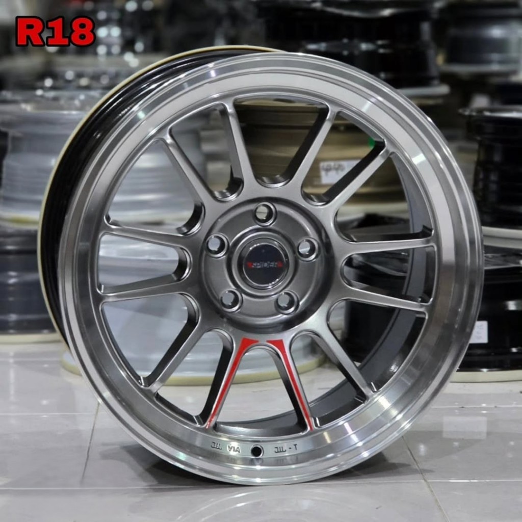 velg racing r18 VENOM 5 FLOW FORMING LEBAR 9 ET 20 velg mobil ring 18 Civic Crv Innova reborn Almaz 