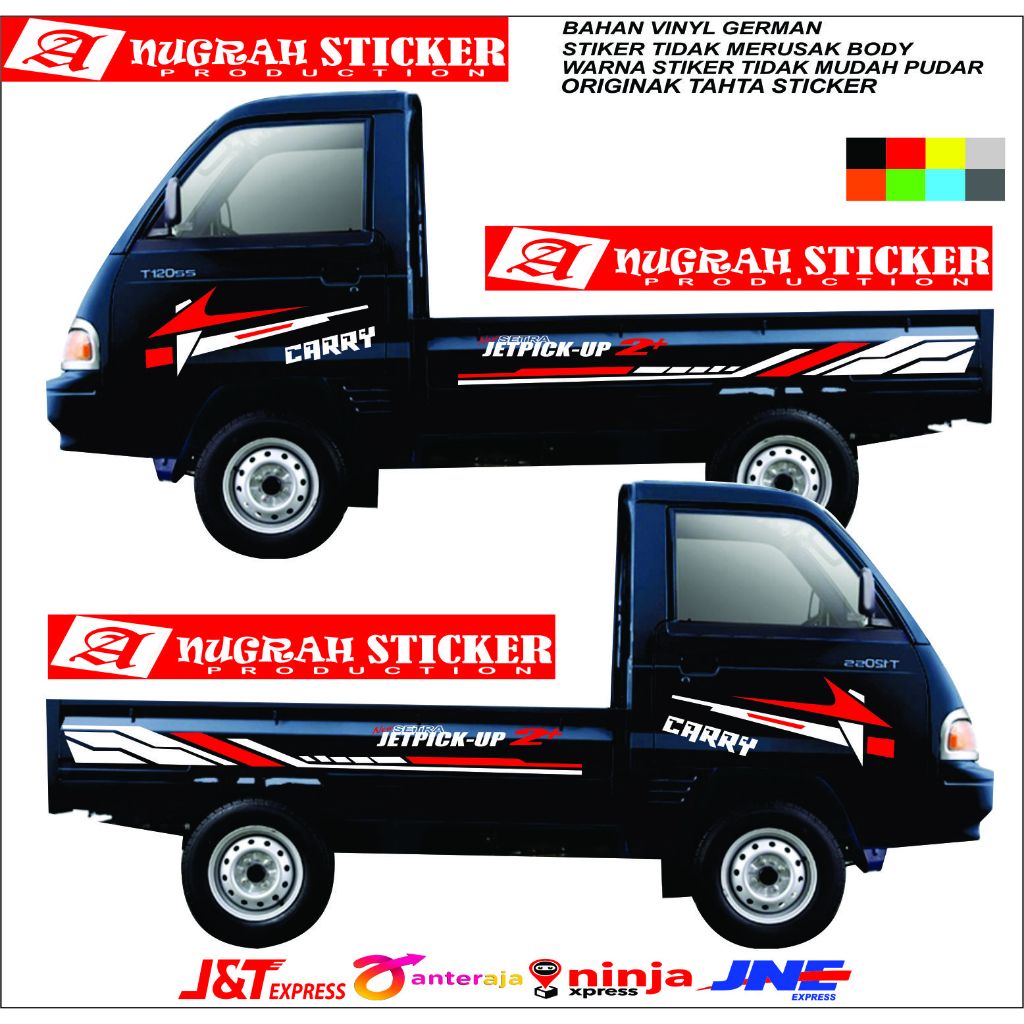 NEW Stiker mobil carry pick up Sticker cutting mobil pick up ss carry futura Sticker Cutting Stiker 
