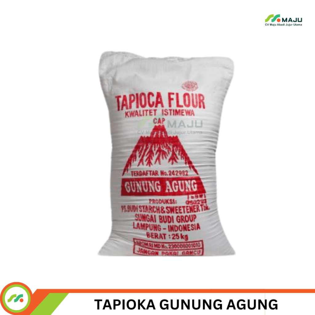 TEPUNG TAPIOKA CAP GUNUNG AGUNG 25KG (INSTANT)