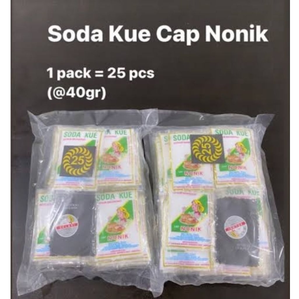

SODA KUE NONIK MERAH 40GR 25pcs 1pak