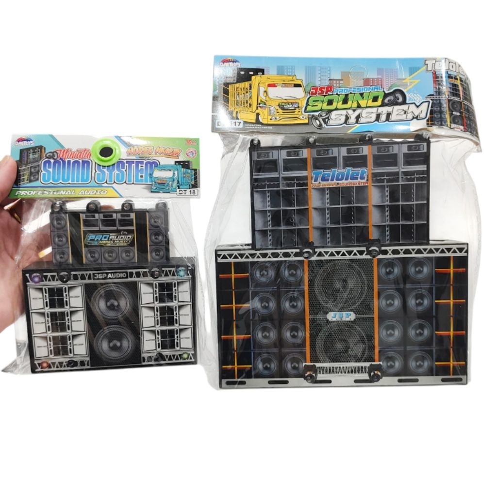 1128 Mainan Sound System HOREG / 1128 Mainan Speaker Sound System Sesuai Foto / Mainan Miniatur Soun