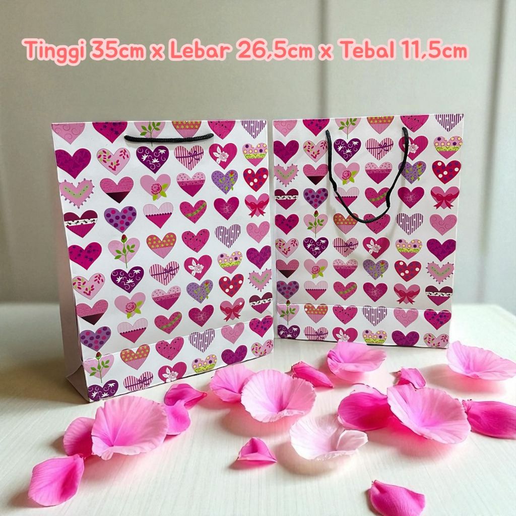 

TERMURAH Paper Bag Biasa Miring Ukuran 35x25,5x11,5CM / Tas Kado / Tas Hadiah / Hand Bag / Shopping Bag/Tas Kertas