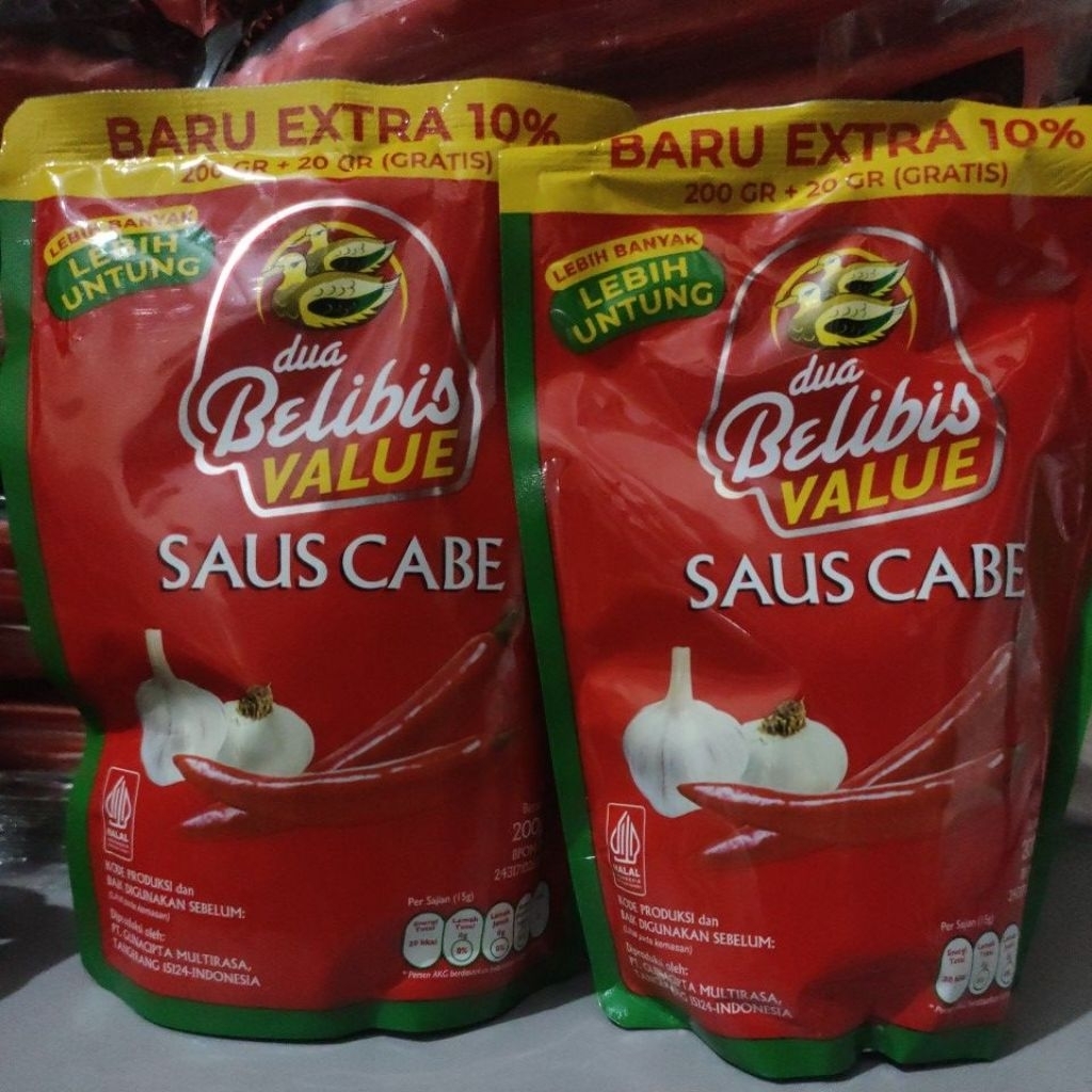 

Saos Cabe Belibis 200gram