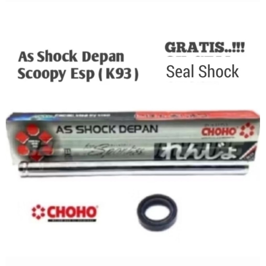 As Shock Depan SCOOPY ban donat K93 ( 2017 - 2020 ) Original merk Choho