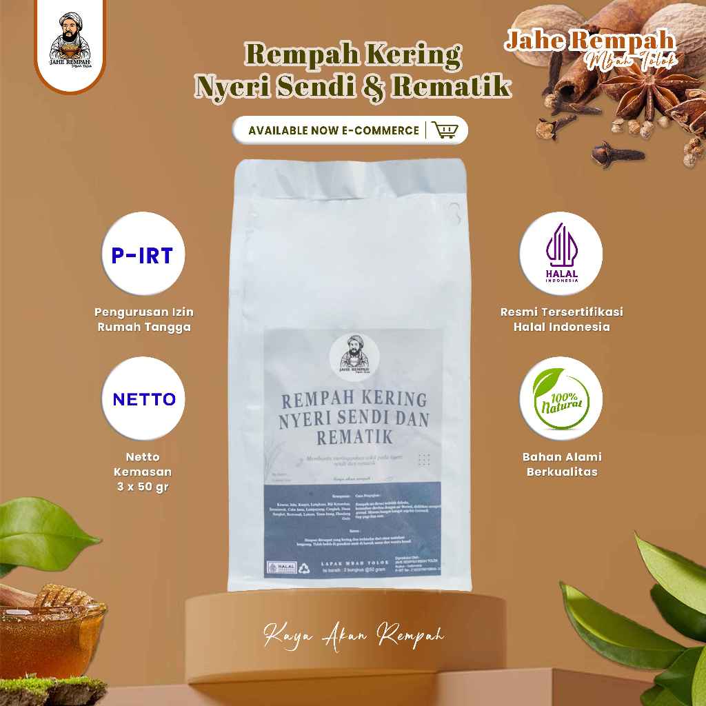 

Rempah Herbal Batuk Flu Pilek 100% Alami || Ramuan Alami Batuk Flu Pilek Tanpa Bahan Kimia