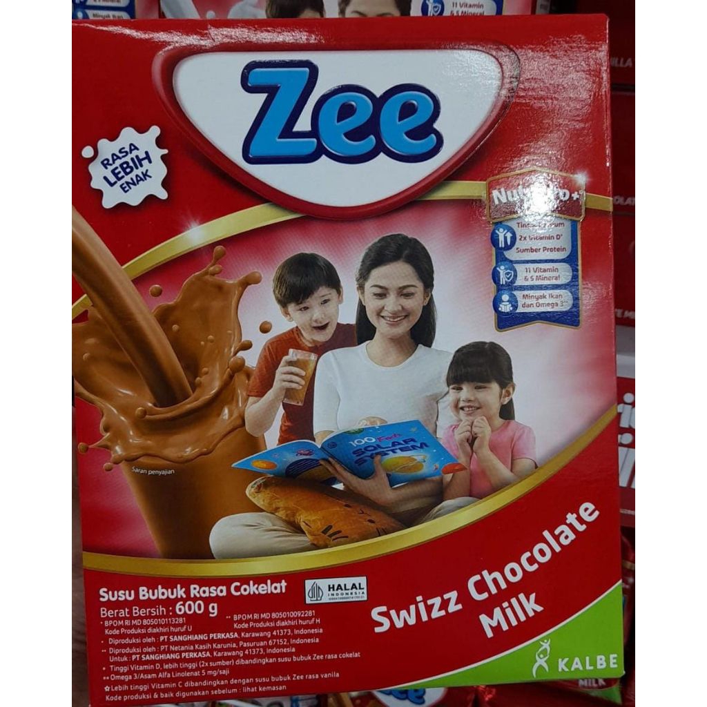 

susu zee 600 vanilla coklat
